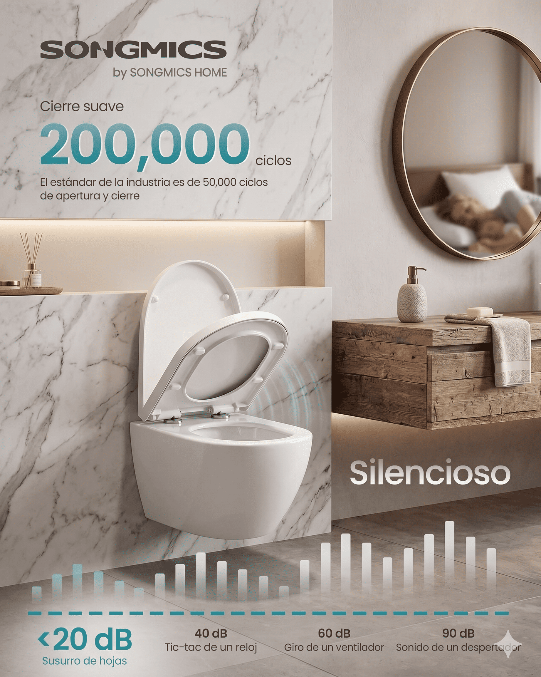 SONGMICS Tapa de WC BTL003WZ01: ofertas y opiniones de usuarios