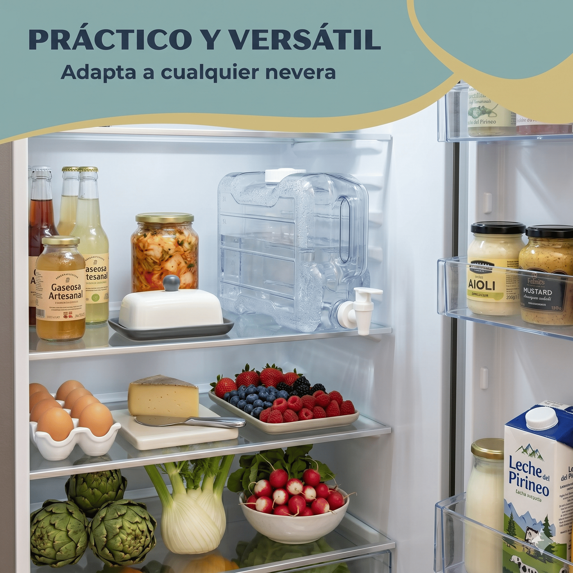 CHEFZOCO Dispensador de Agua Fría para Nevera: Ofertas y Opiniones de Usuarios