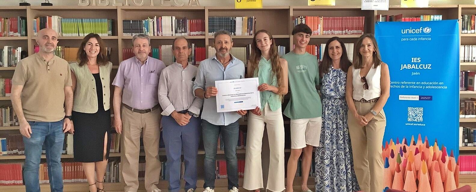 El IES Jabalcuz recibe el reconocimiento de Unicef