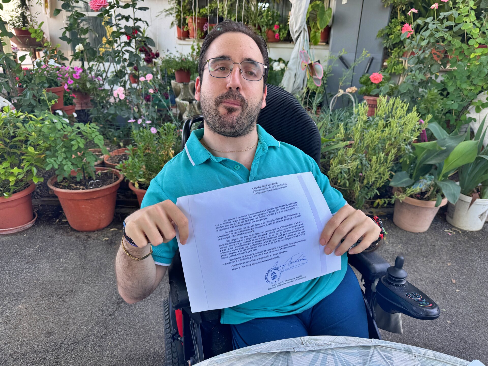 Lázaro Díaz y las oposiciones: una batalla tras otra por la inclusión