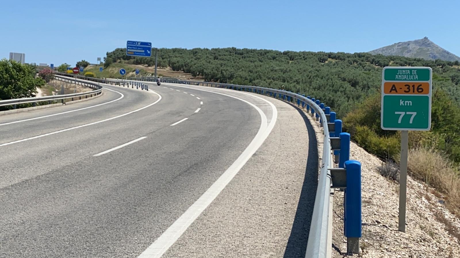 La Junta da un nuevo paso para completar el desdoble de la Autovía del Olivar entre Martos y Arroyo Salado