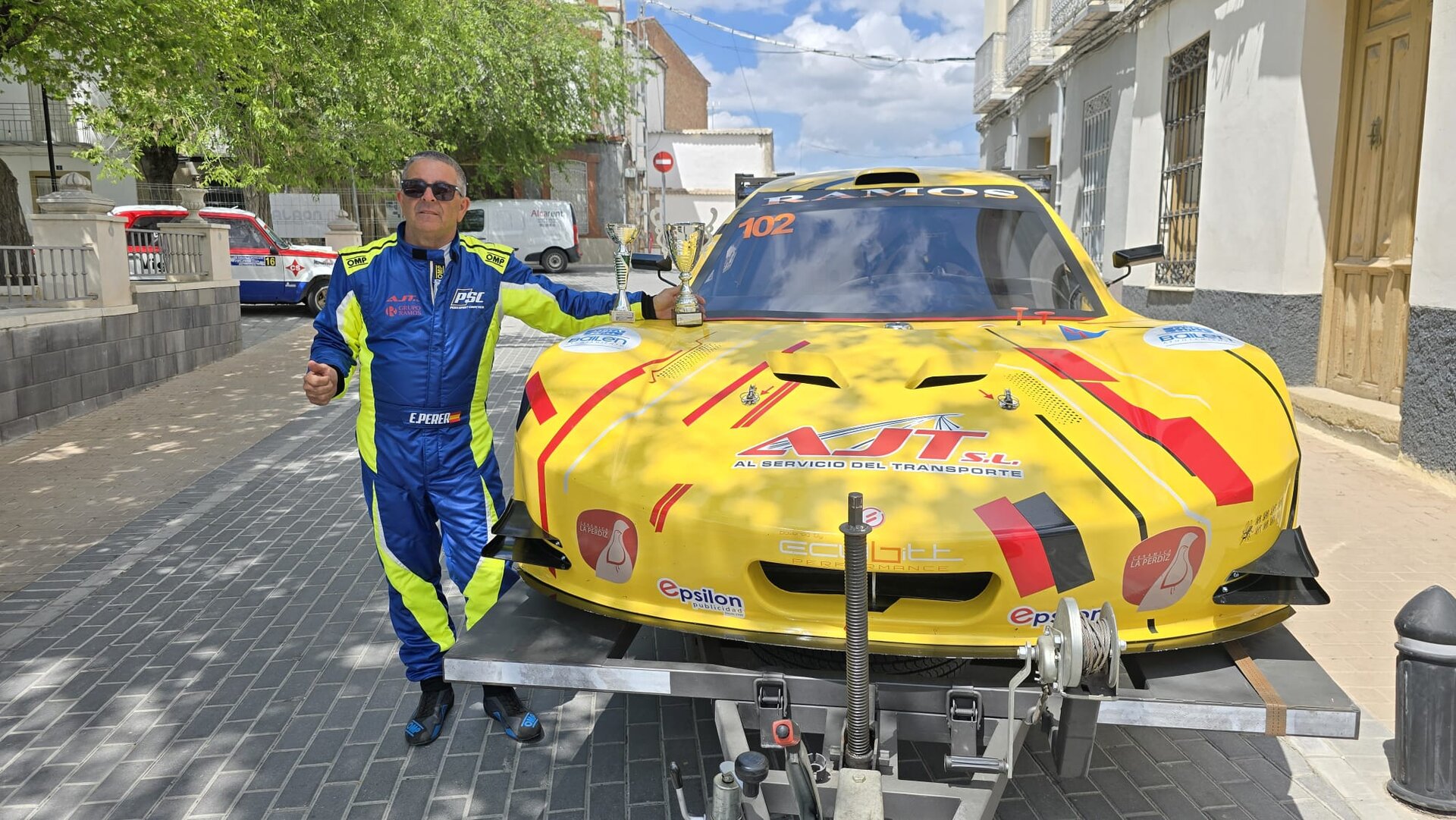 Esteban Perea se pone a prueba en la subida al Santuario de la Virgen del Saliente