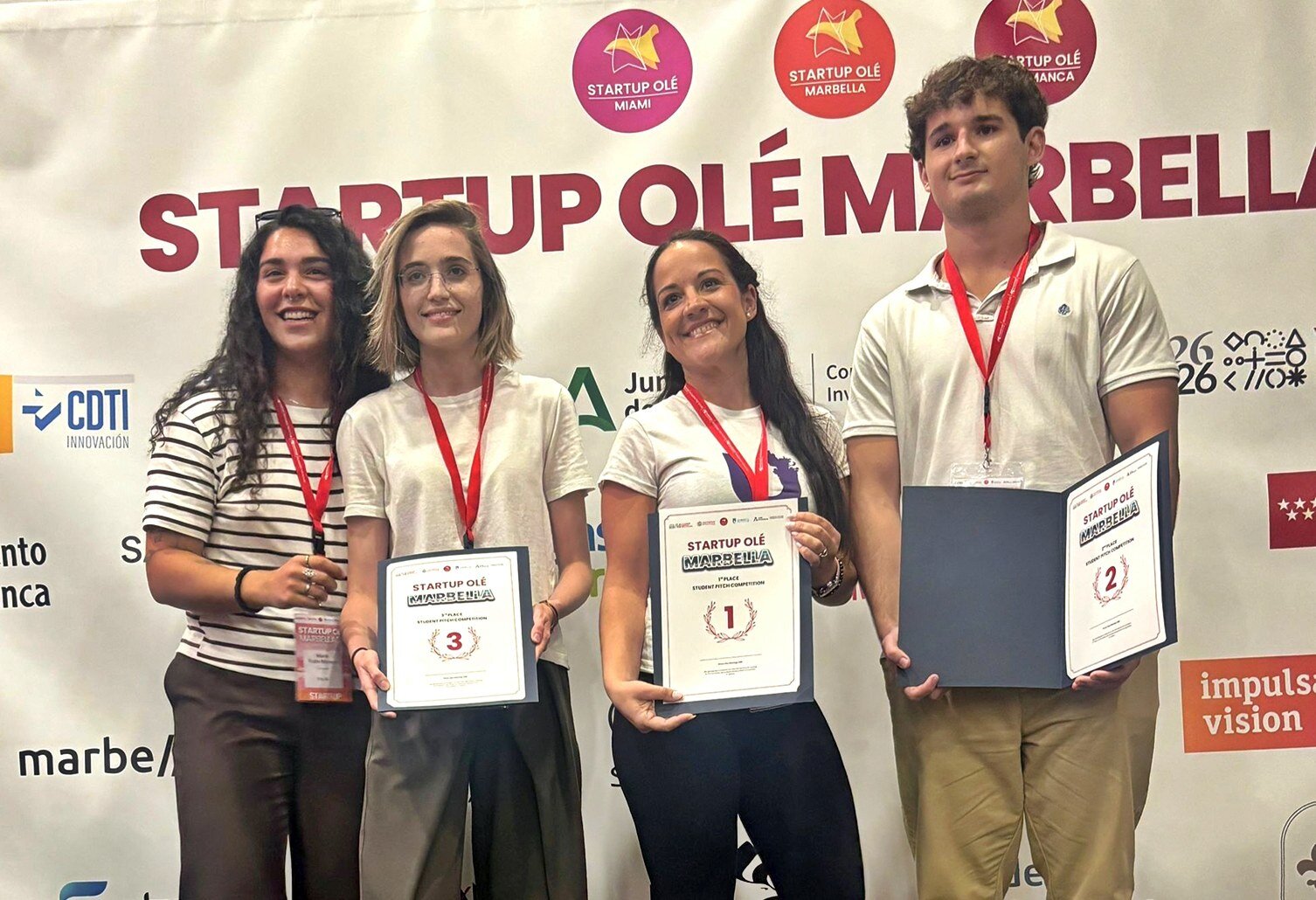 La Universidad de Jaén firma un triplete inédito en Startup OLÉ Marbella