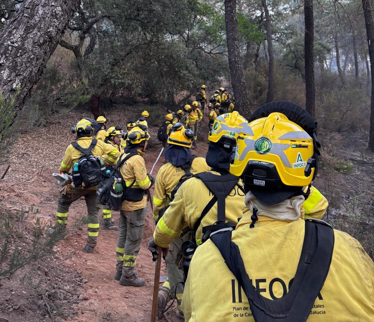 El incendio de Santa Elena queda estabilizado y los 190 desalojados ya pueden regresar