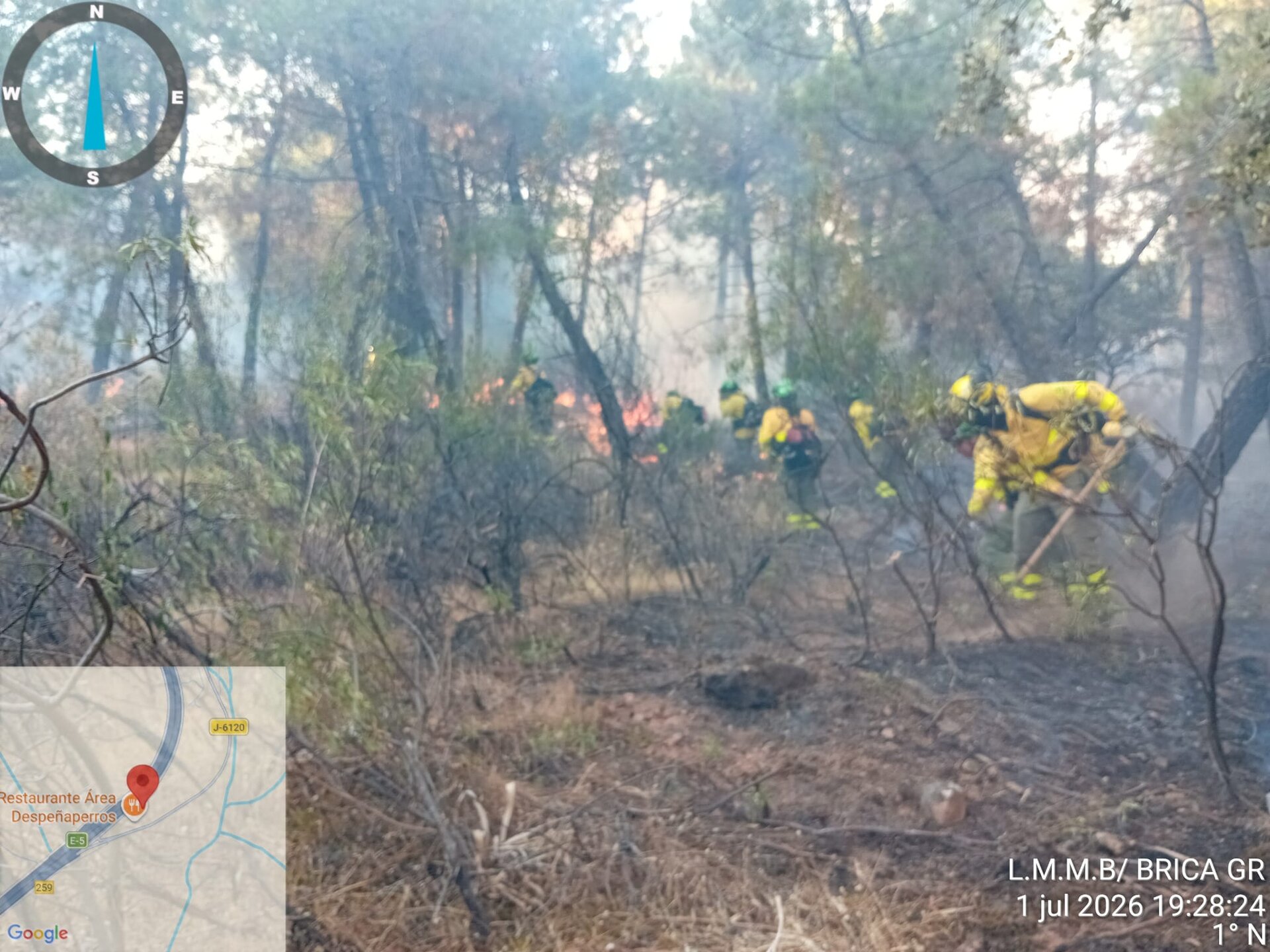 Santa Elena y La Carolina acumulan seis incendios forestales en apenas cinco semanas