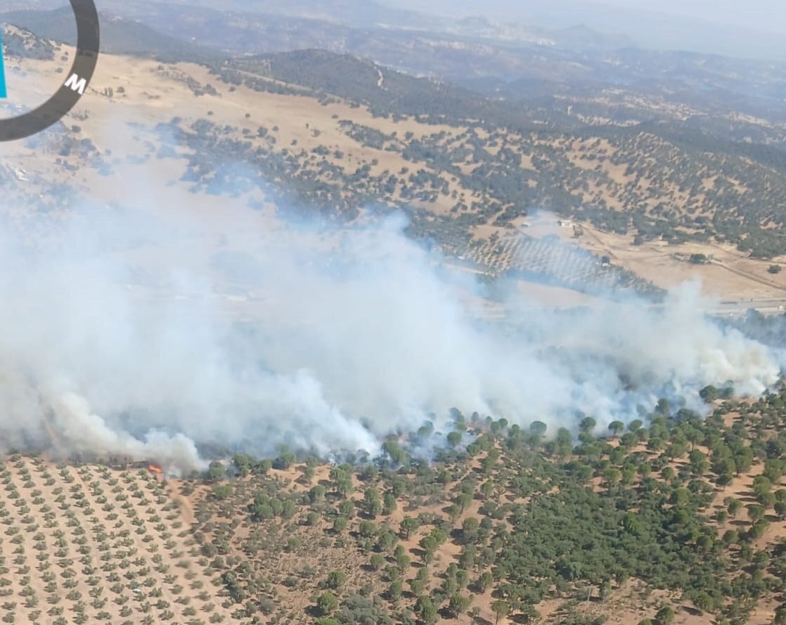 El incendio de Santa Elena queda estabilizado tras movilizar a 60 efectivos y seis medios aéreos