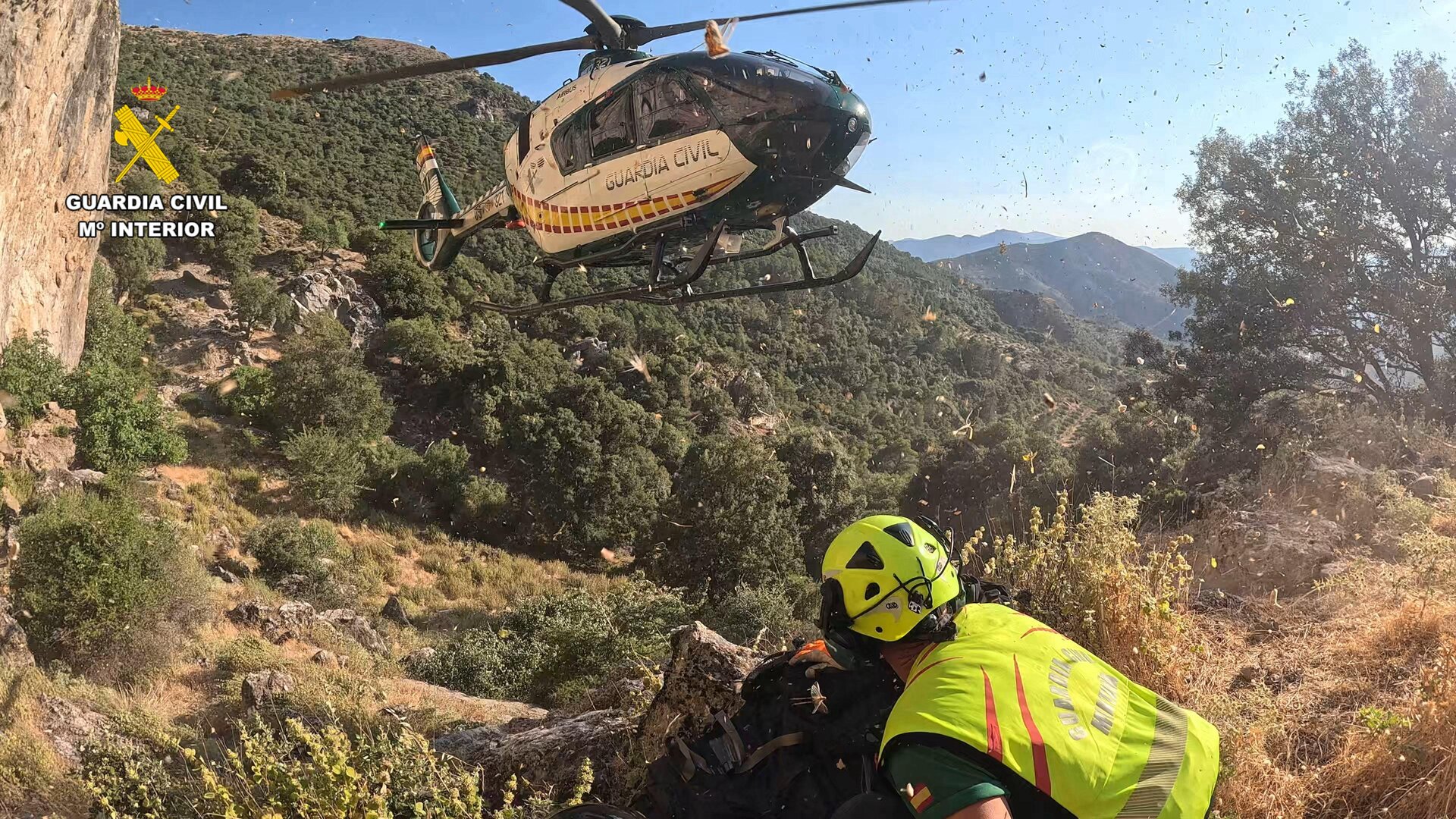Rescatado un parapentista durante el Campeonato de Andalucía