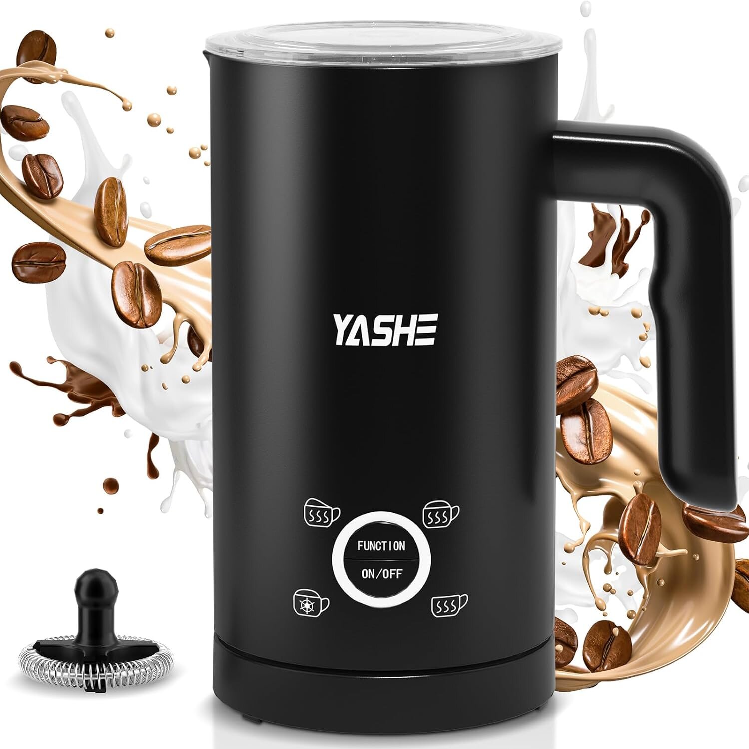 YASHE 4 en 1 Espumador y Calentador de Leche Eléctrico: ofertas y opiniones de usuarios