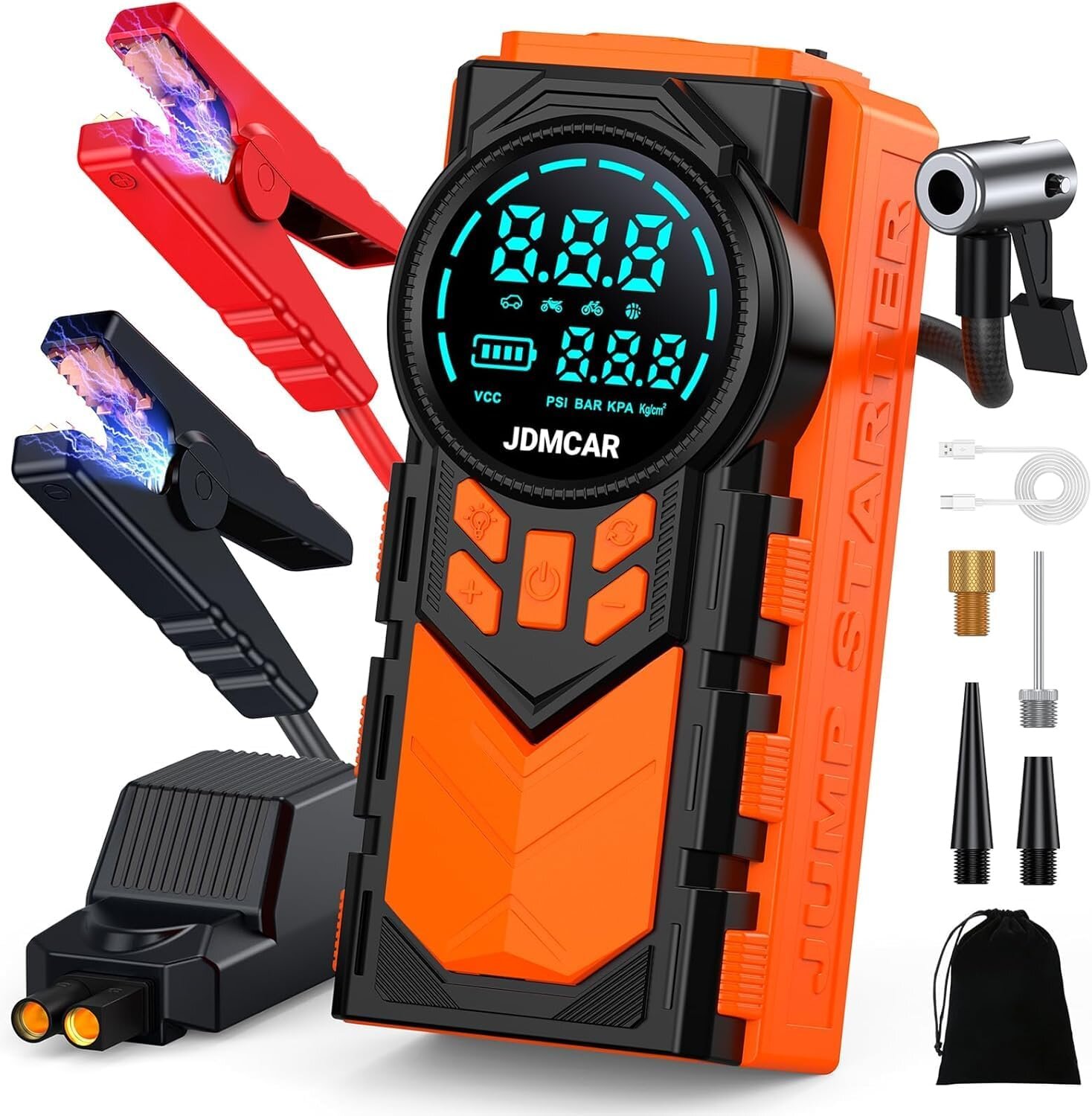 JDMCAR Arrancador de Baterias Coche Compresor 4 en 1: ofertas y opiniones de usuarios