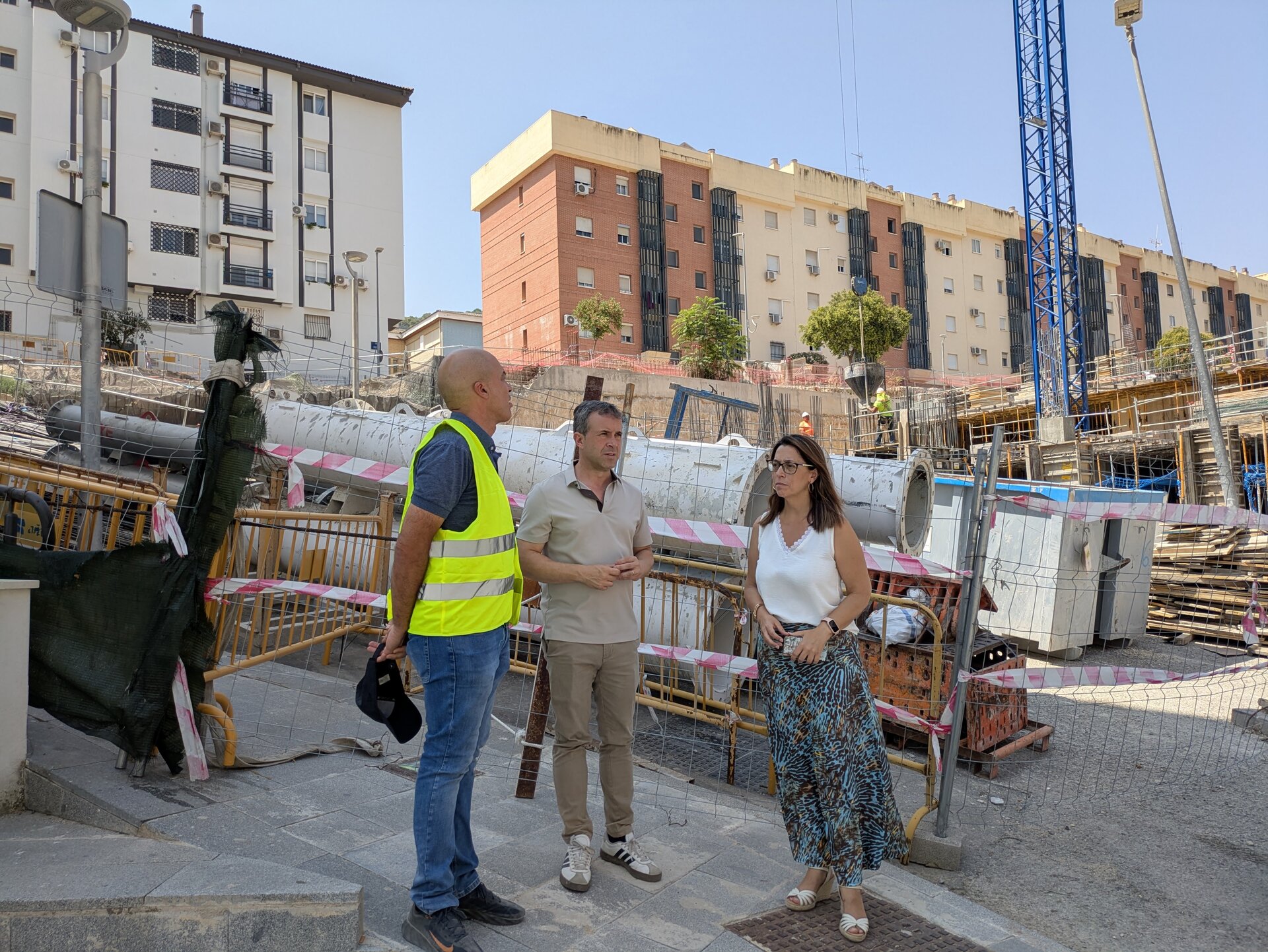 La calle Unicef prepara su reparación definitiva tras el incidente de enero
