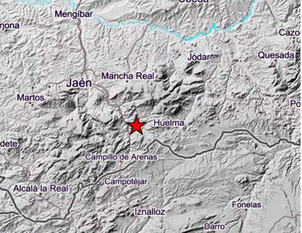Un terremoto de magnitud 2,5 se registra al suroeste de Cambil