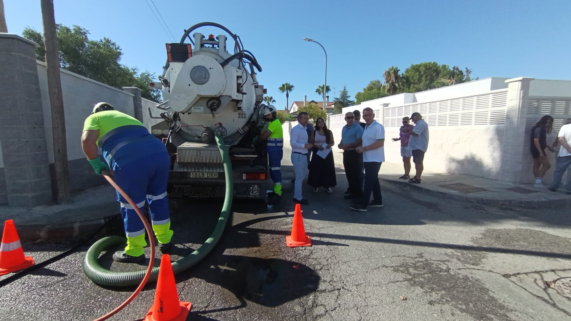 Puente Tablas estrena saneamiento municipal con una inversión de 450.000 euros