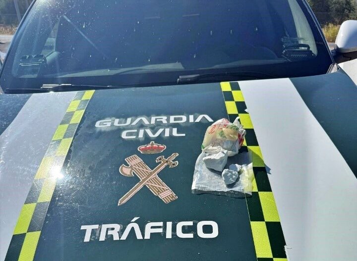 Detenido en Jaén tras huir de un control de tráfico con 110 gramos de cocaína