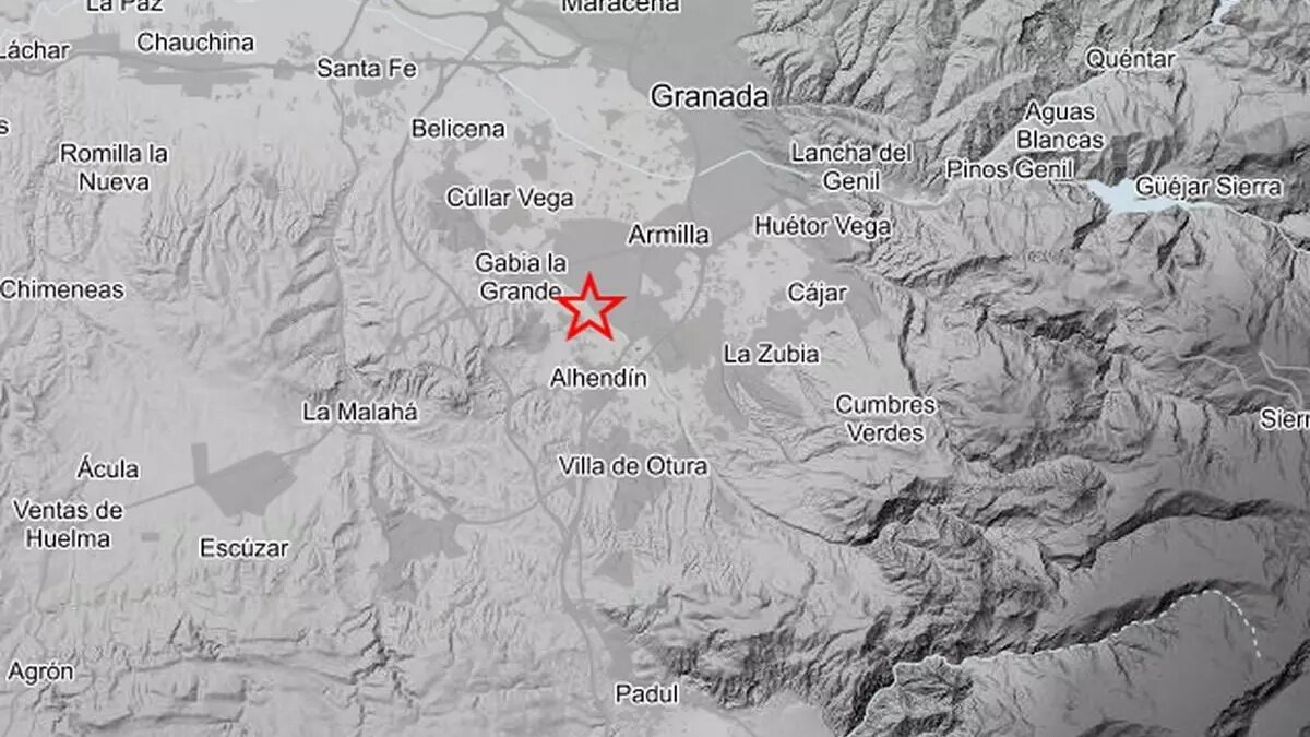 Un nuevo terremoto de magnitud 4,8 en Granada vuelve a sentirse en Jaén