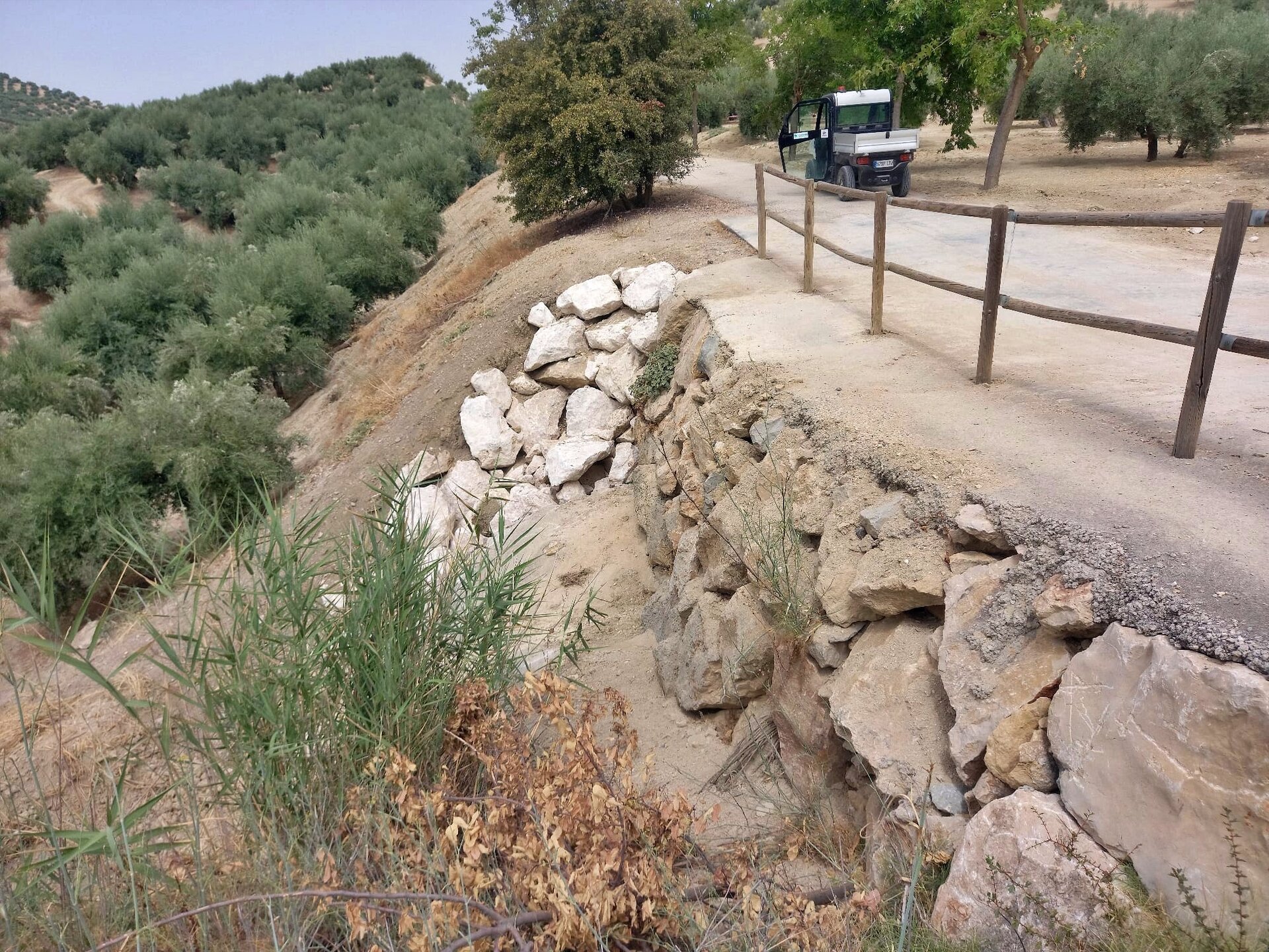La Diputación destina 742.000 euros a reparar los daños de las borrascas en las vías verdes de Jaén