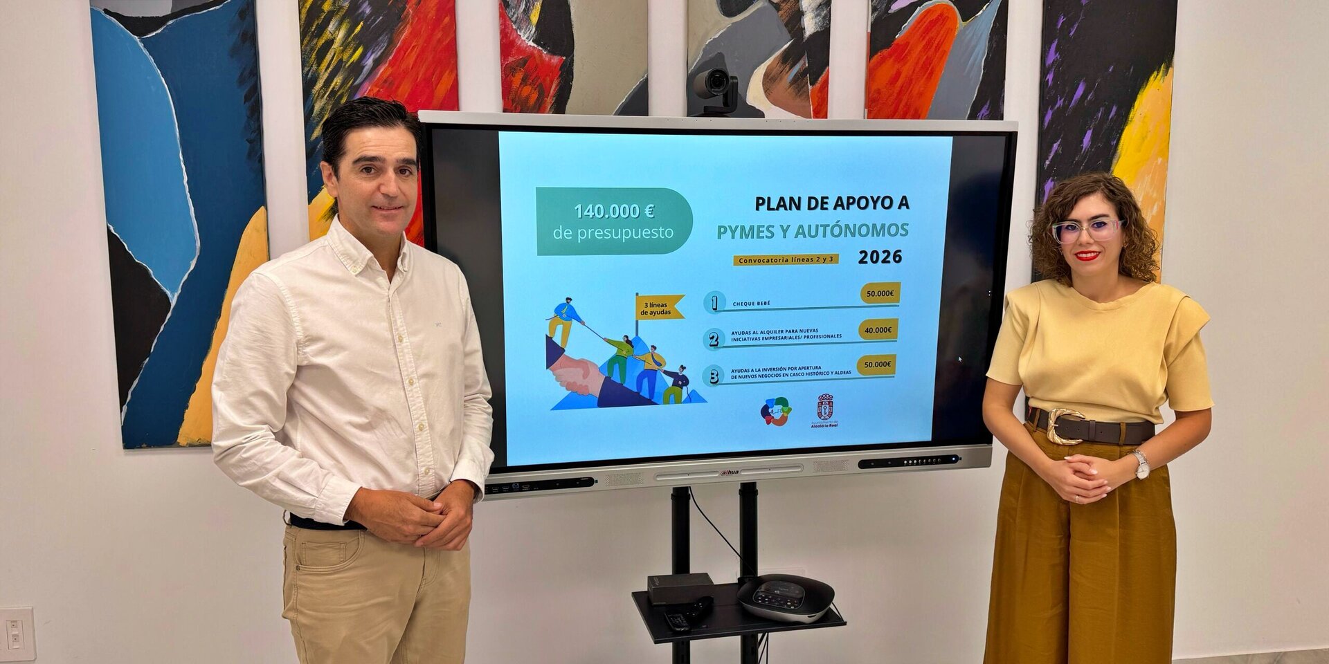 Alcalá la Real destina 140.000 euros a ayudas para nuevos negocios, alquileres y el cheque bebé