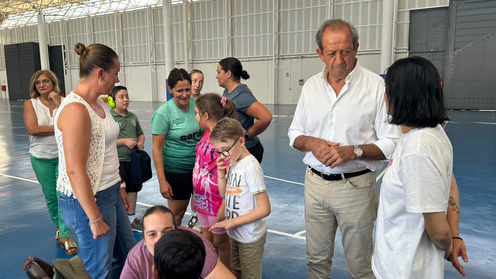'Deportodos' reúne a una veintena de niños en las escuelas adaptadas de Andújar