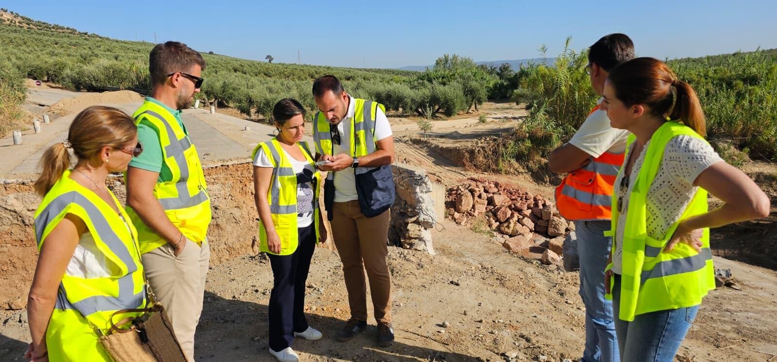 Arjonilla encara la recta final de las obras para recuperar el camino rural de las Reyertas