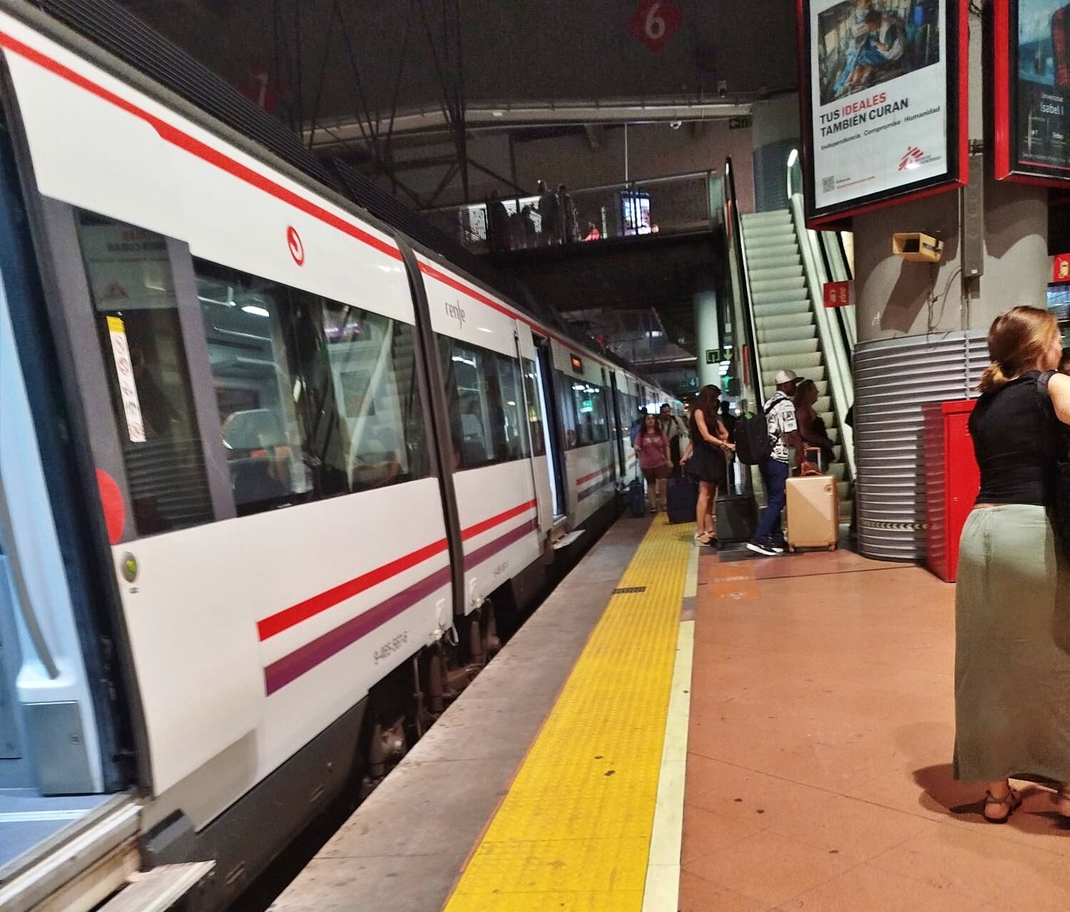 La travesía de un jiennense para llegar a Madrid: más de seis horas hasta Atocha