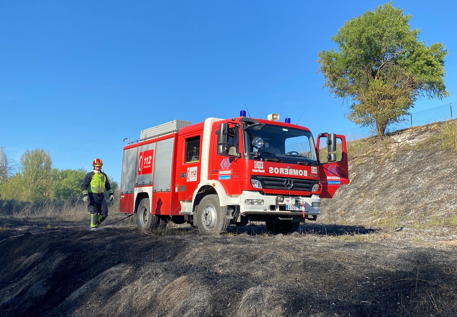 La falta de efectivos lleva al límite a los bomberos de la Sierra de Cazorla