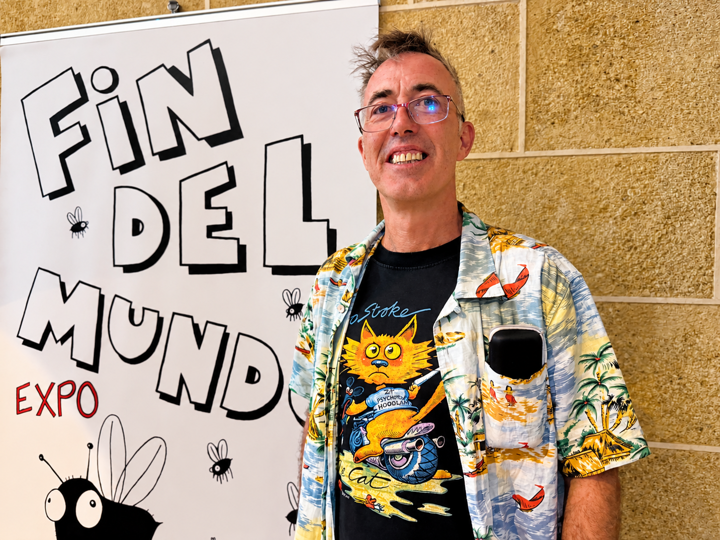 Flynch debuta en Alcalá la Real con su particular universo animado