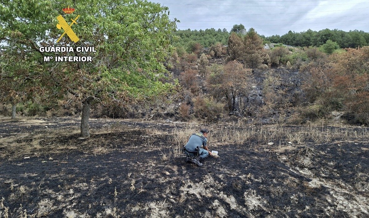 Tres detenidos por siete focos de incendio en el Parque Natural de Cazorla, Segura y Las Villas