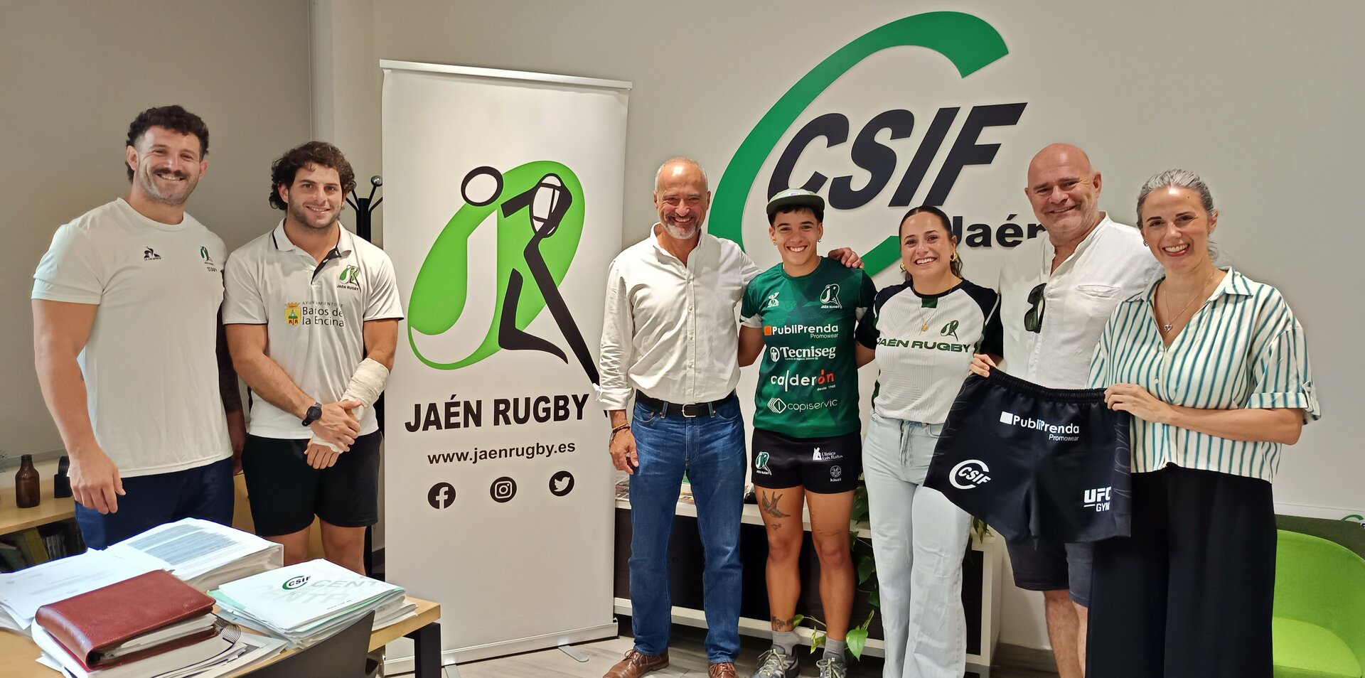El trabajo en equipo vuelve a unir a CSIF y al Jaén Rugby