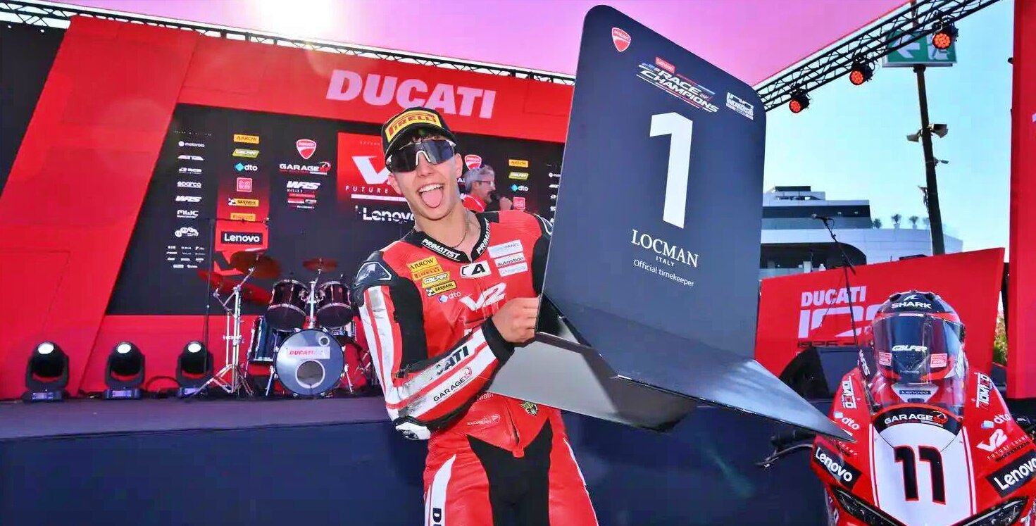 Jesús Torres se corona campeón de la Ducati V2 Academy en Italia