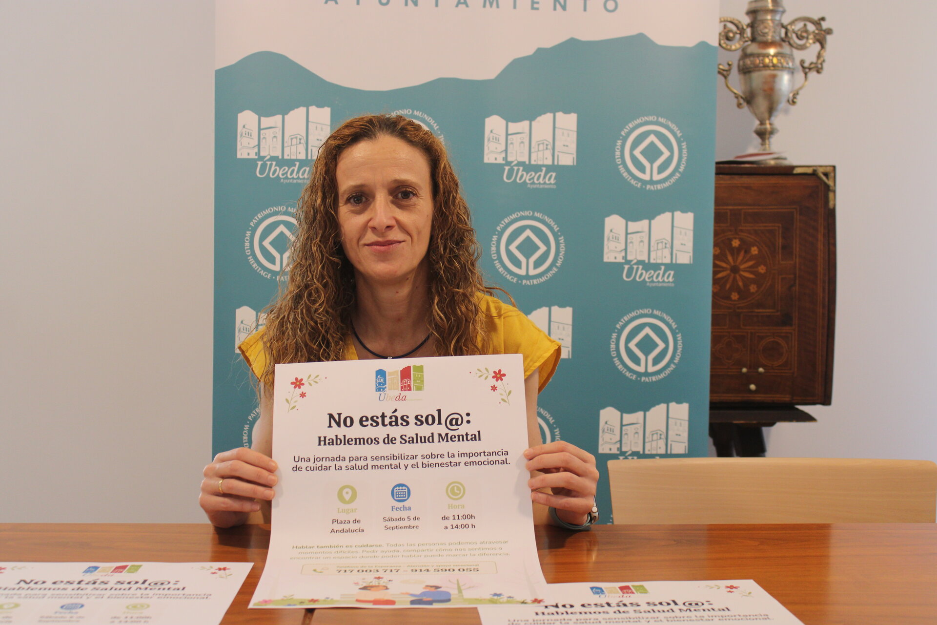 Úbeda lleva a la calle la prevención del suicidio y el cuidado de la salud mental