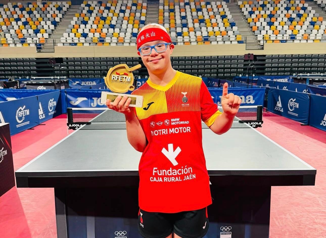 Marcos Valsera se convierte en el primer español con síndrome de Down en la élite mundial del tenis de mes
