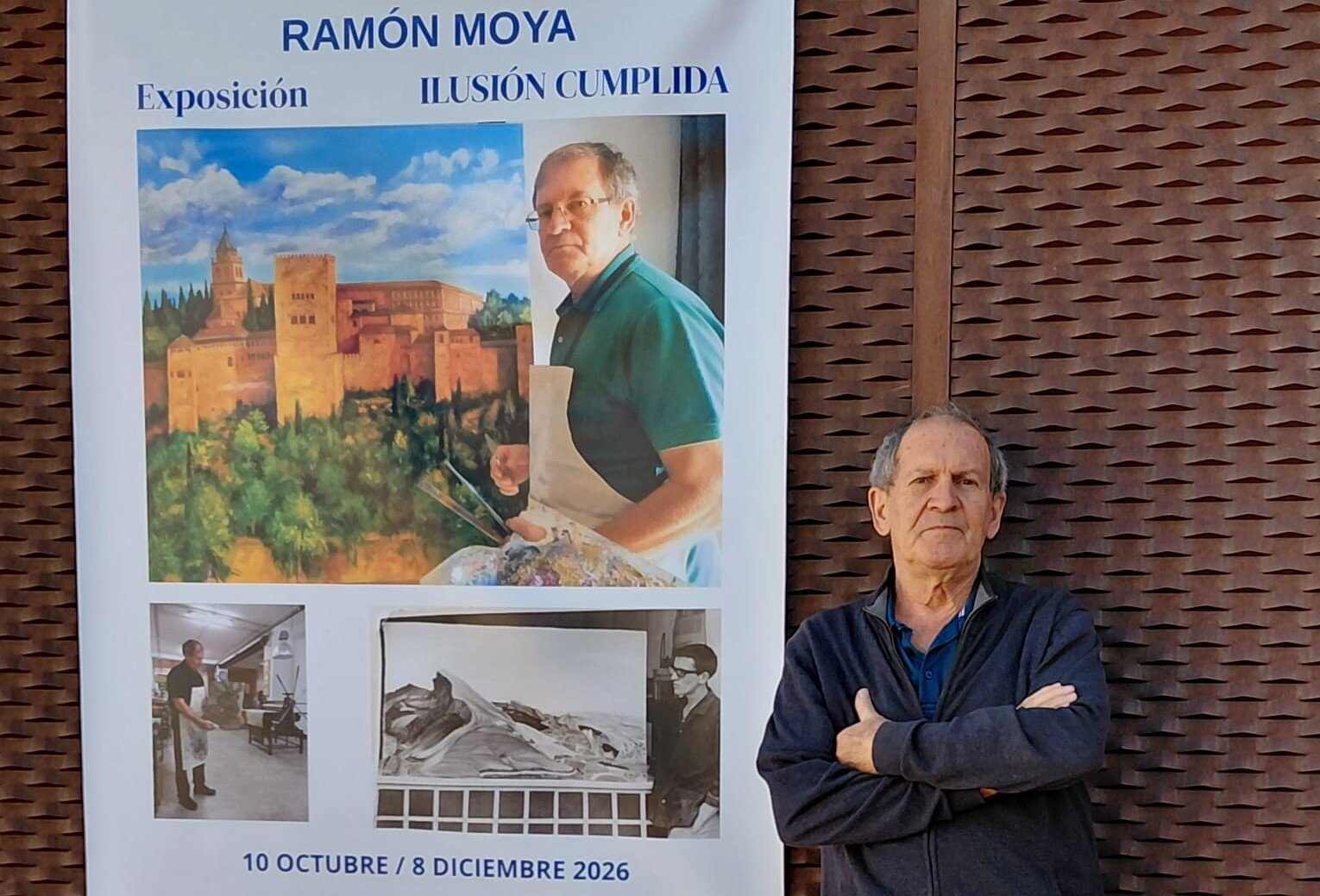 "Zabaleta está y estará siempre en mi pintura mientras siga pintando"