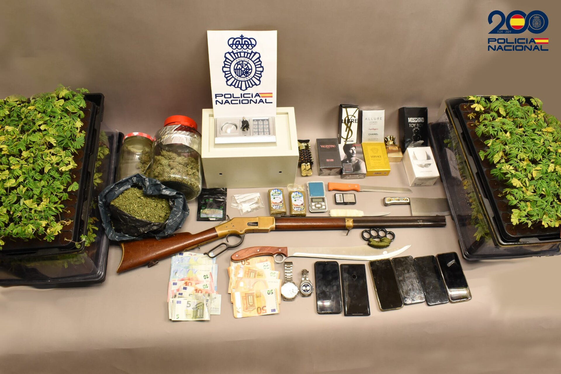 Seis detenidos y cinco puntos de venta de drogas desarticulados en Linares