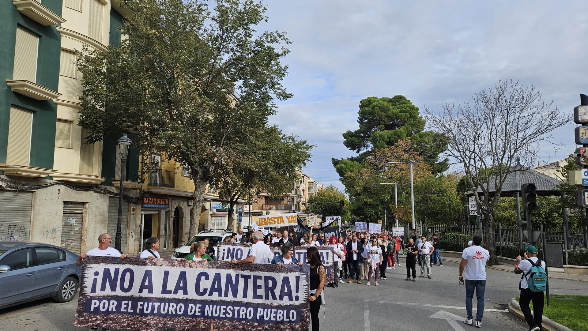 Jódar vuelve a salir a la calle para reclamar el cierre de la cantera de La Lancha