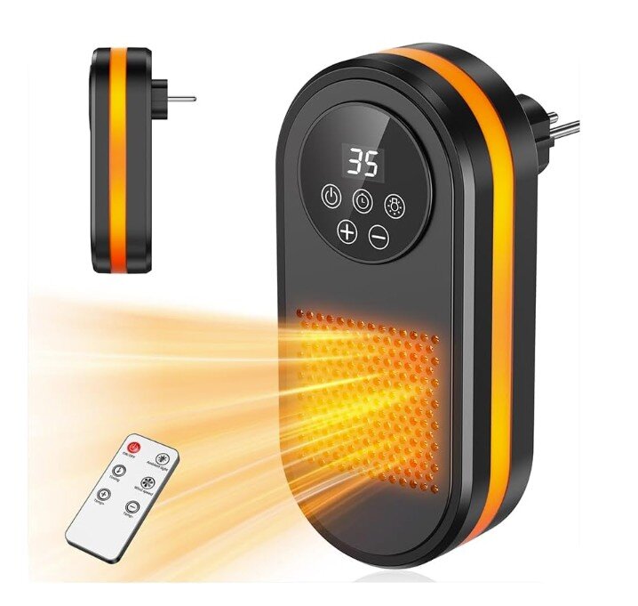 Calefactor Cakoai de enchufe cerámico PTC 1200 W: ofertas y opiniones de usuarios