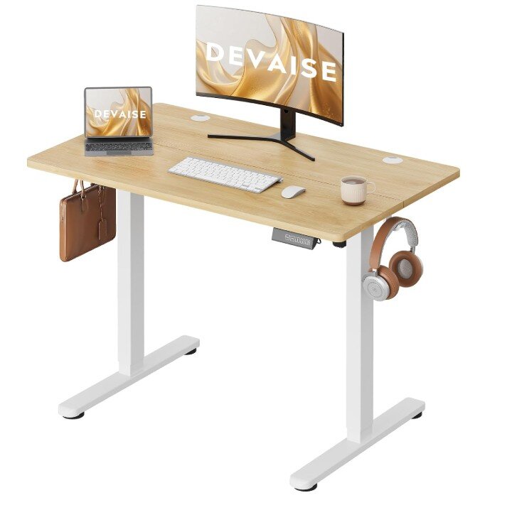 DEVAISE Escritorio Elevable Eléctrico 100 x 60 cm con 3 Memorias: ofertas y opiniones de usuarios